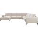 Hoekbank rechts Calira beige premium comfort