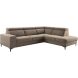 Hoekbank rechts Ixonia grijs premium comfort