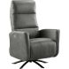 Relaxfauteuil Cervan elektrisch large microleder antraciet