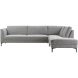 Hoekbank rechts Gulnare grijs premium comfort