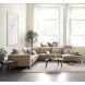 Hoekbank links Calira taupe basic comfort