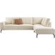 Hoekbank rechts Alburg beige basic comfort