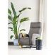 Relaxfauteuil Niland elektrisch medium microleder grijs