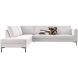 Hoekbank links Arluno grijs premium comfort