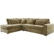 Hoekbank links Yukom groen basic comfort