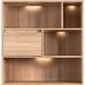 Verlichting Quebec wandmeubel 200x120x45 cm