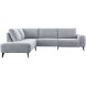 Hoekbank links Nyborg grijs basic comfort