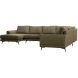 Hoekbank rechts Flandria donkergroen supreme comfort