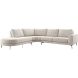 Hoekbank links Flandria beige basic comfort