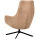 Draaifauteuil Kenmare microleder lichtbruin