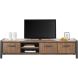 TV-meubel Mantera 216 cm donkerbruin