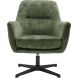 Draaifauteuil Tarkio velvet groen