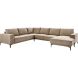 Hoekbank links Calira bruin basic comfort