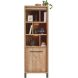Opbergkast Alva 188x63x50 cm orange teak met verlichting