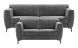 Bankstel 3+2 Ridgway donkergrijs excellent comfort