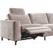 Hoekbank rechts Totham bruin relaxfunctie basic comfort