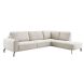Hoekbank rechts Loretio beige basic comfort