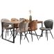 Eettafel Newhaven U-poot 180x90 cm rechthoekig