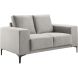 2 zitsbank Clanton grijs basic comfort