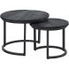 Bijzettafelset Foxford black
