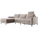 Hoekbank links Totham bruin relaxfunctie basic comfort