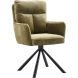 Eetkamerstoel Dixson draaibaar groen