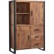 Opbergkast Newhaven mangohout 150x100x43 cm
