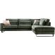Hoekbank rechts Coventry groen basic comfort