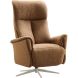 Relaxfauteuil Waneta medium bruin