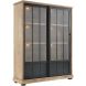 Vitrinekast Ladonia 188x143x50 cm