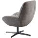 Draaifauteuil Morley antraciet