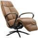 Relaxfauteuil Beltra large microleder bruin
