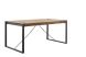 Eettafel Newhaven U-poot 200x100 cm rechthoekig