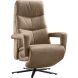 Relaxfauteuil Grimsay elektrisch microleder taupe