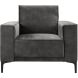 Fauteuil Calira velvet antraciet premium comfort