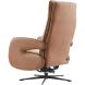 Relaxfauteuil Niland elektrisch medium microleder bruin