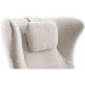Draaifauteuil Renville beige met nekkussen