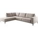 Hoekbank links Clanton taupe basic comfort