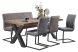Eetkamerbank Pareda 130 cm grijs