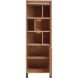 Opbergkast Alva 188x63x50 cm orange teak met verlichting