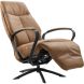 Relaxfauteuil Beltra elektrisch medium microleder bruin