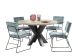 Eettafel Silvares 130 cm rond