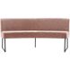 Eetkamerbank Thurso ovaal roze