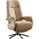 Relaxfauteuil Balfour medium microleder lichtbruin