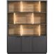 Wandmeubel Verdio 212x159x50 cm met verlichting