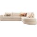 Hoekbank rechts Azara beige premium comfort