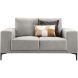 2 zitsbank Clanton grijs basic comfort