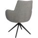 Eetkamerstoel Derio draaibaar grijs
