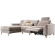 Hoekbank links Totham bruin relaxfunctie basic comfort
