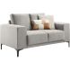 2 zitsbank Clanton grijs basic comfort